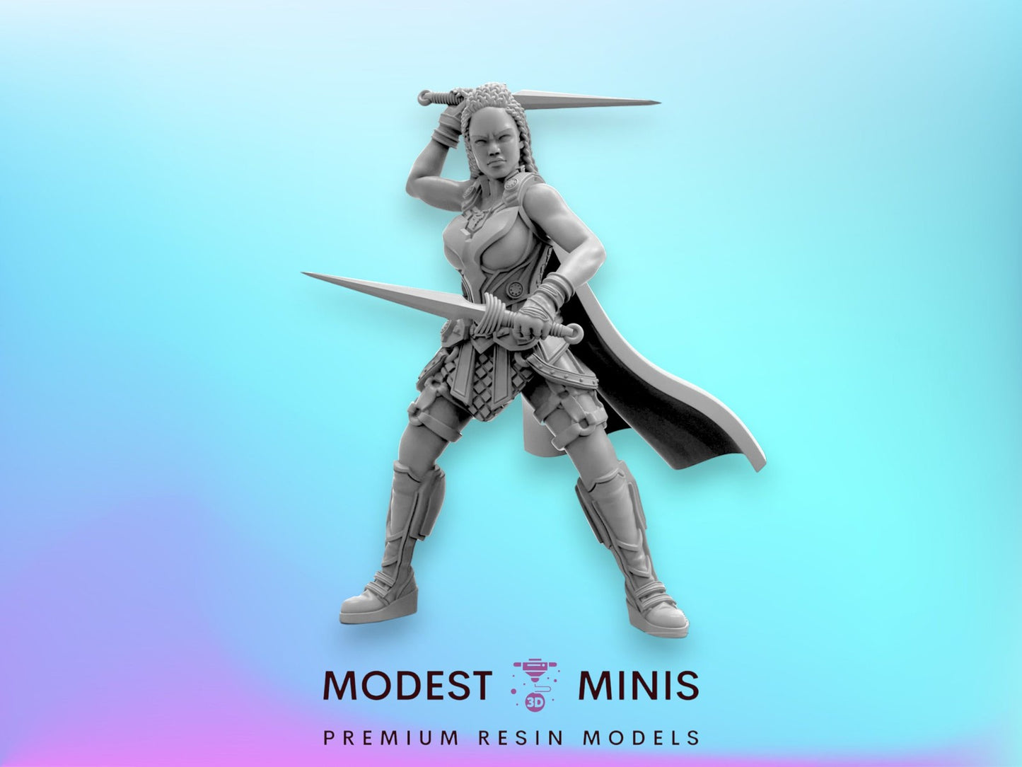 Norse Angel B - 40mm  Miniature | Crisis Protocol Proxy | Trident