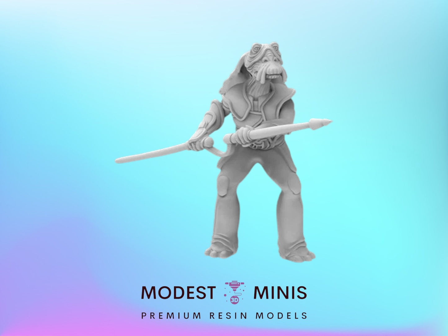 Aquatic Alien General - 28mm - 40mm Scale | Star Wars Legion Mini