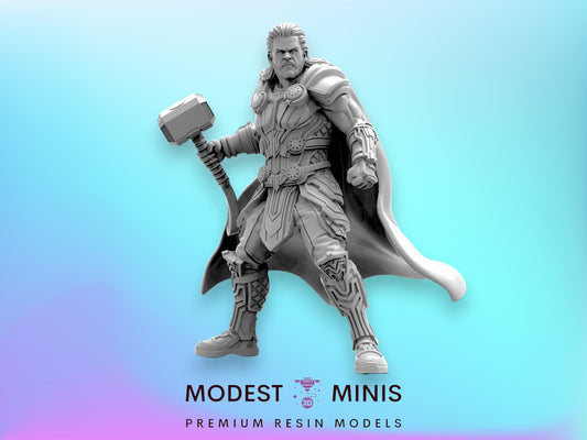 Thunder Love B - 40mm  Miniature | Crisis Protocol Proxy | Trident