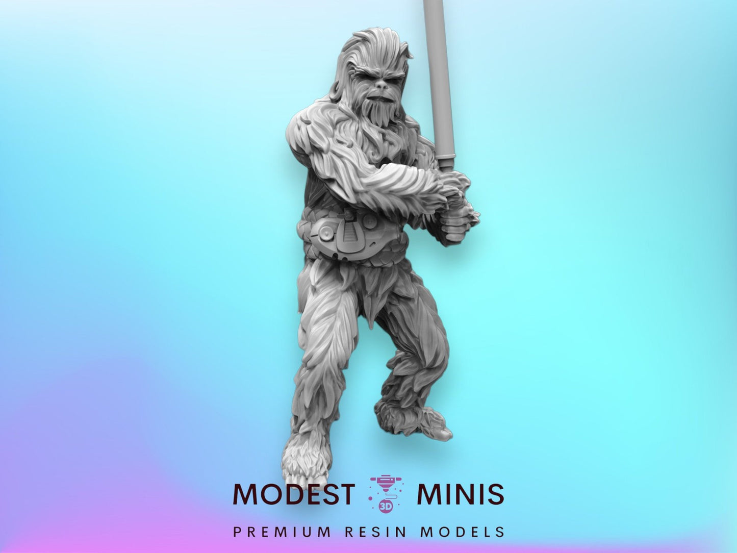 Young Mystical Knight Furryball - 28mm - 40mm Scale   Star Wars Legion Mini
