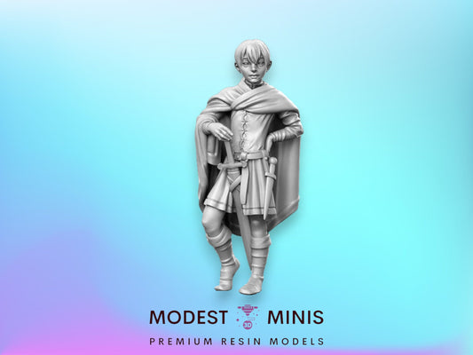Brinnth Kid Thief - 32mm Scale DnD Miniature | Dungeons and Dragons | JRPG Mini - RN Estudio