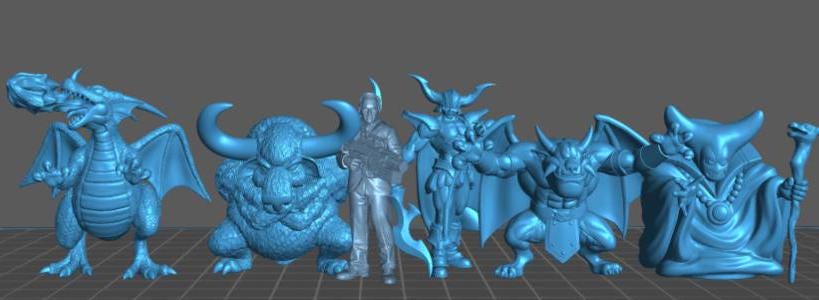 DQ Duran - 28mm 32mm scale miniature Pop Culture | Dungeons and Dragons | JRPG Mini - RN Estudio