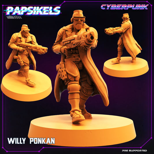 Willy Ponkan - Resin Scale Alien Miniature  | Cyberpunk | Papsikels