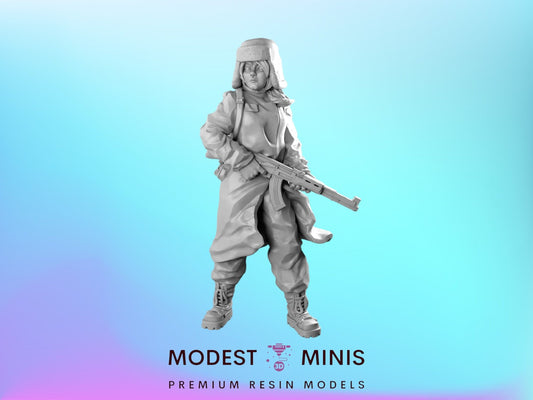 Survivor Natasha | 28mm - 100mm Scale Resin Mini | Zombicide | Vaultz