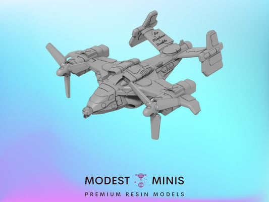 Karnvtol Plane Aerospace | 1:265 | 6mm Battletech Scale | Mecha | Sir Mortimer