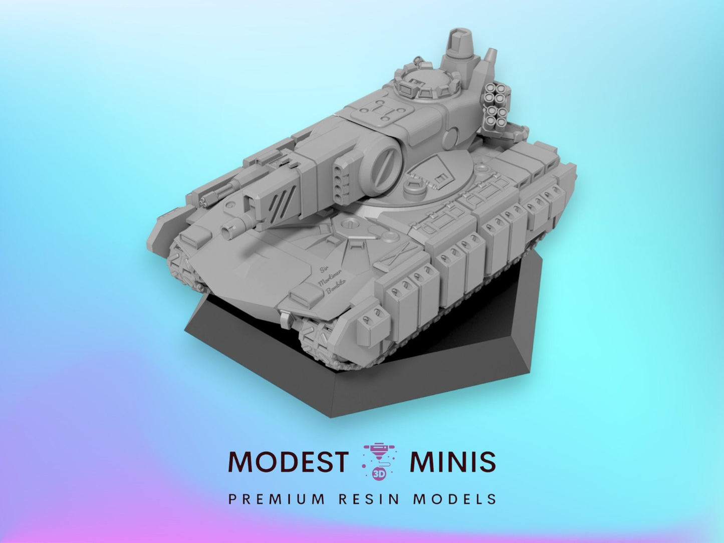 Bulldogi Battle Tank | 1:265 | 6mm Battletech Scale | Mecha | Sir Mortimer