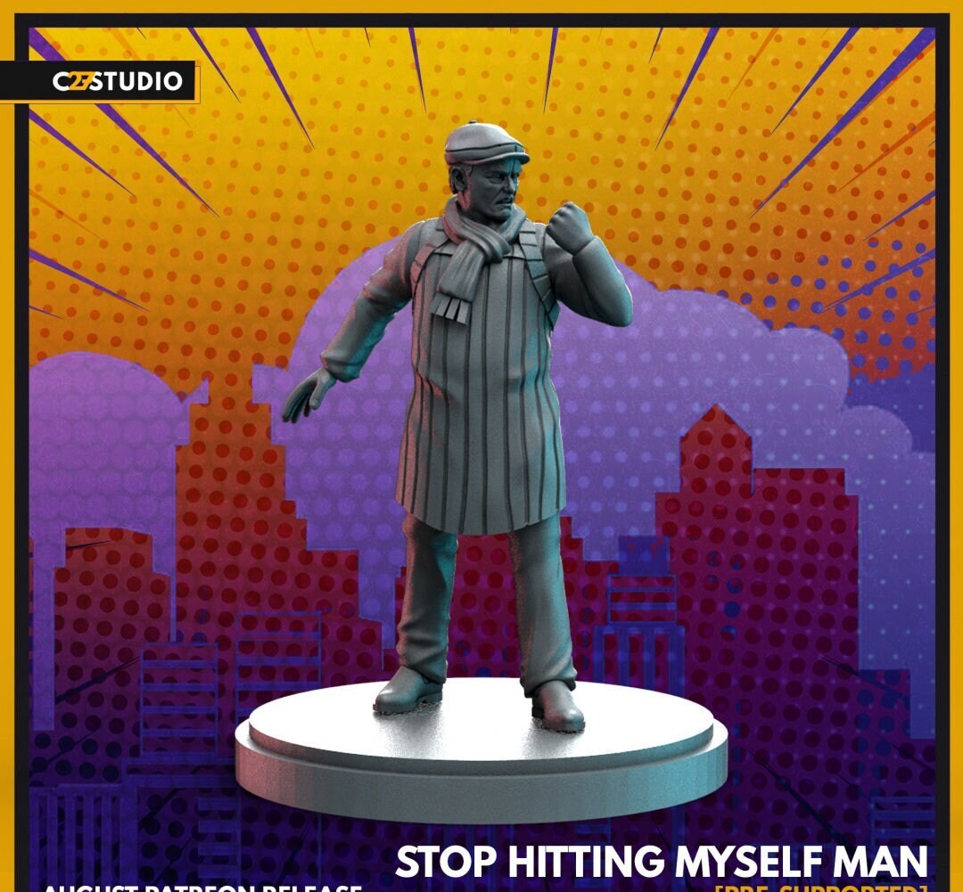 Stop Hitting Myself - 32mm - 40mm Mini | Crisis Protocol Proxy | C27