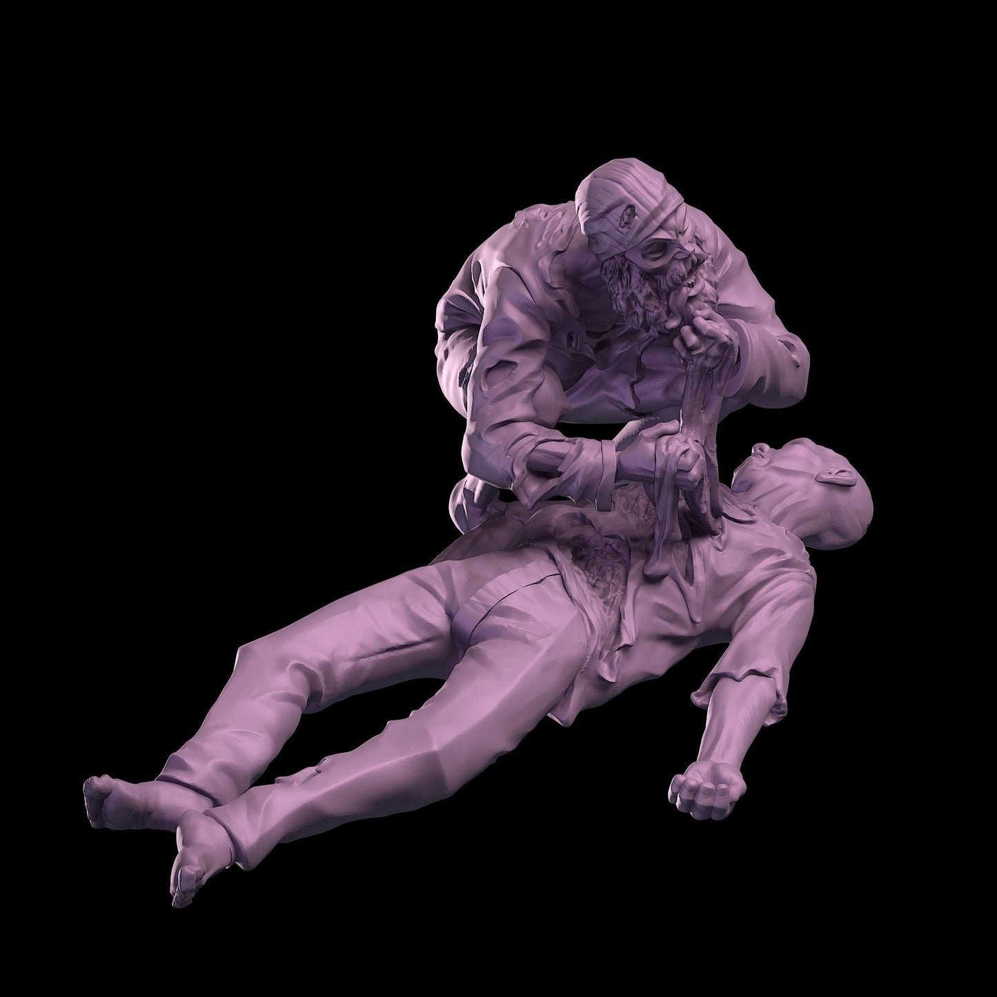 Idle Zombies 2 Set | 28mm - 100mm Scale Resin Mini | Zombicide | Vaultz