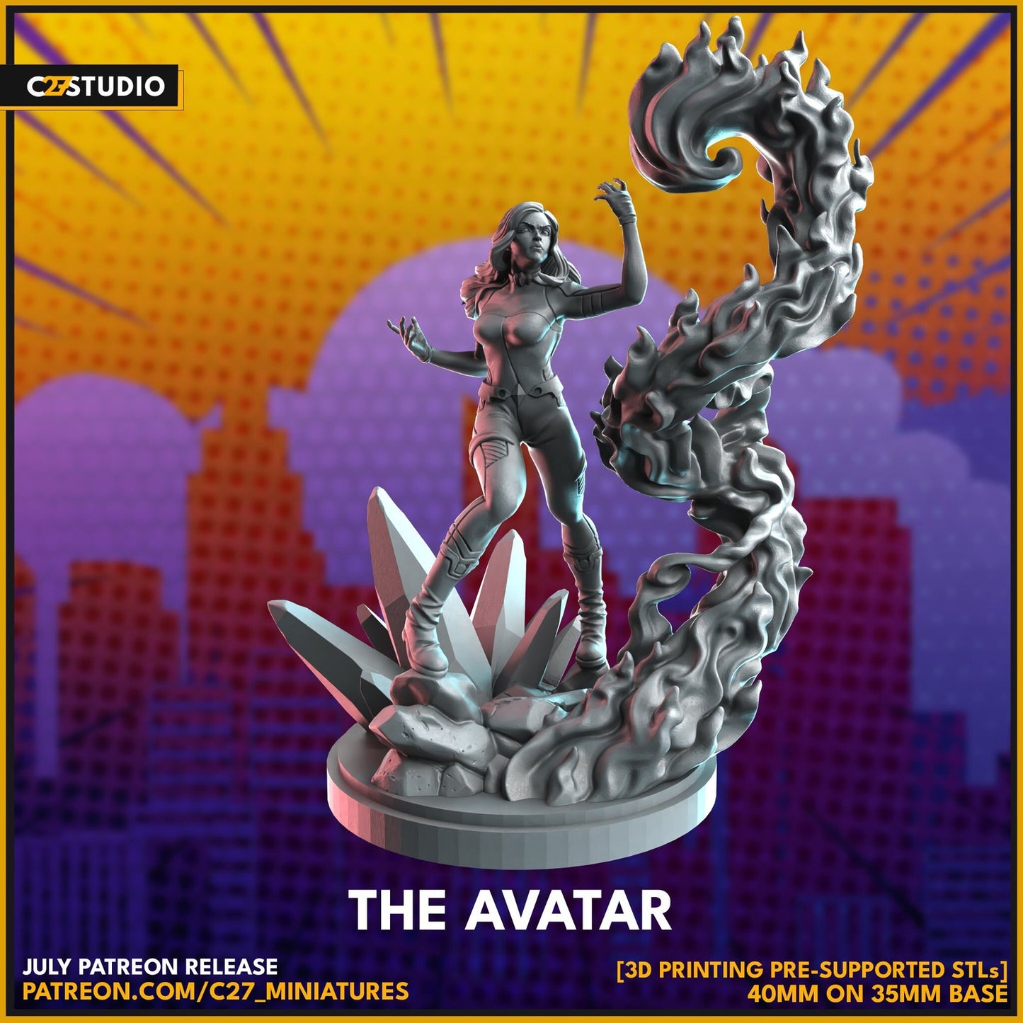 The Avatar - 32mm - 40mm Mini | Crisis Protocol Proxy | C27