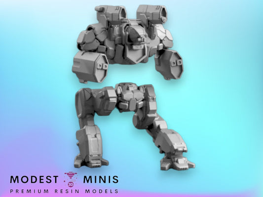 Blood ASP BAS D Variant 2 Piece | 1:265 | 6mm Battletech Scale | Mecha | Sir Mortimer