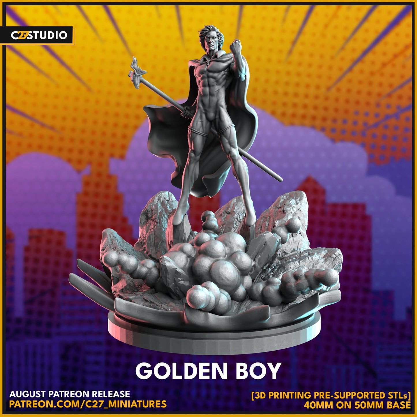 Golden Boy - 32mm - 40mm Mini | Crisis Protocol Proxy | C27