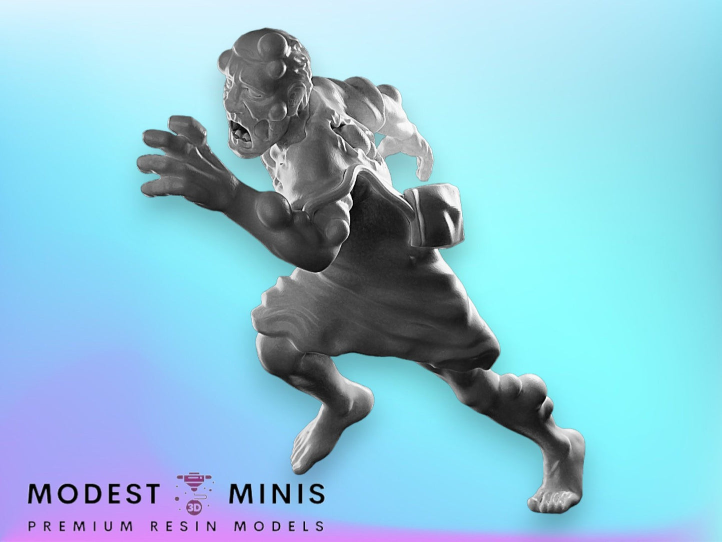 Zombie Toxic Runner 2 | 28mm - 100mm Scale Resin Mini | Zombicide | Vaultz