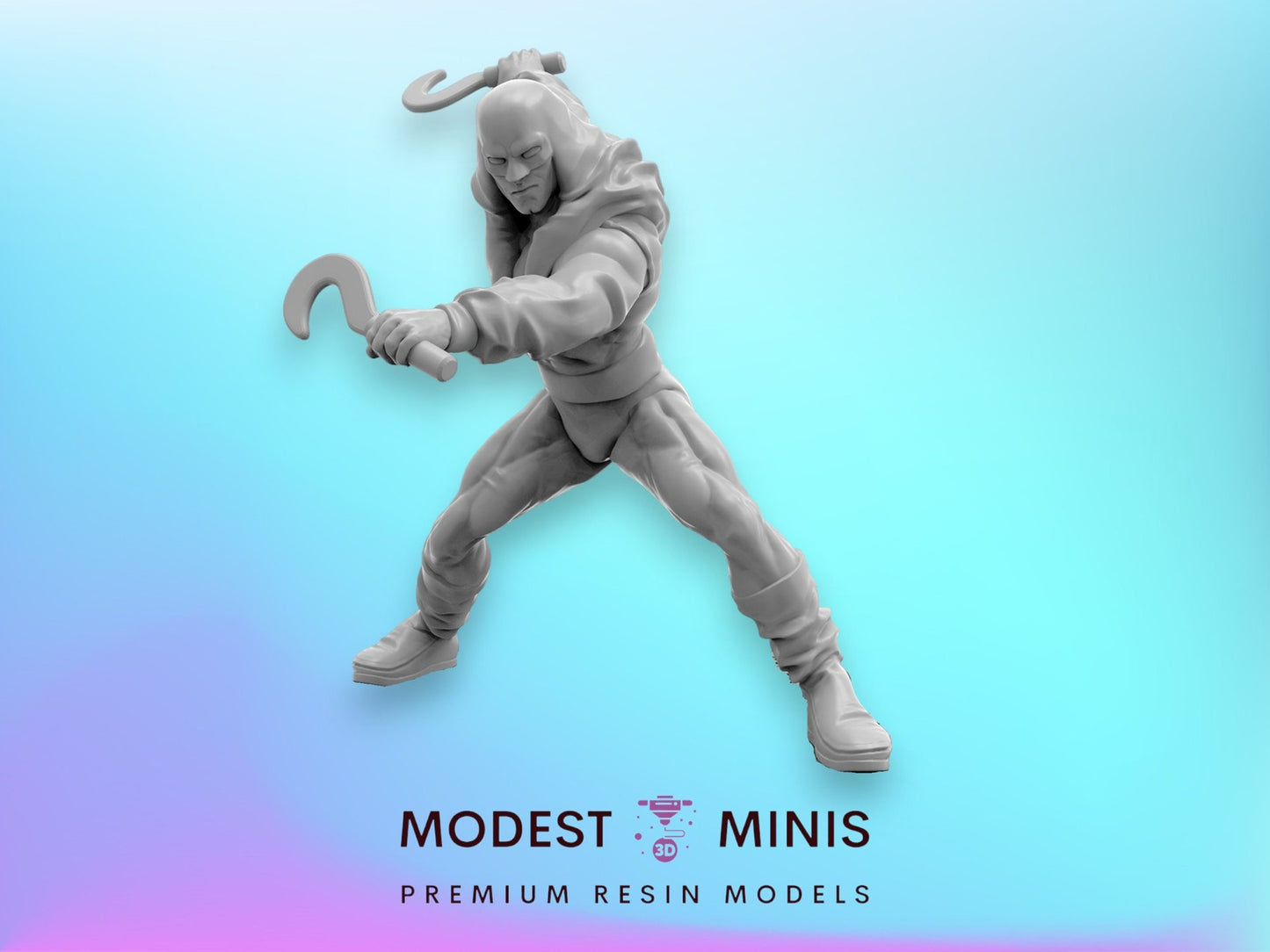 Boomslinger Serpent Society - 40mm  Miniature | Crisis Protocol Proxy | Trident