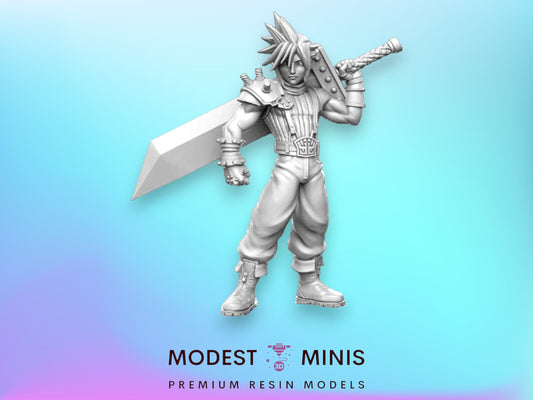 Claude - 32mm Scale DnD Miniature | Dungeons and Dragons | JRPG Mini - RN Estudio