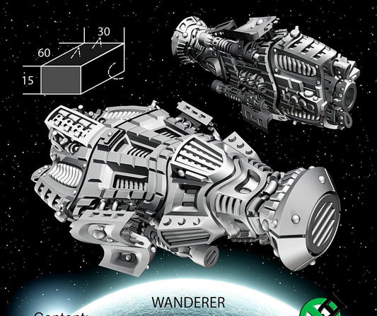 Wanderer Flagship - Twilight Imperium | Fleetscale | Starfinder | Billion Suns | Starmada | Firefly | Terra Conflict