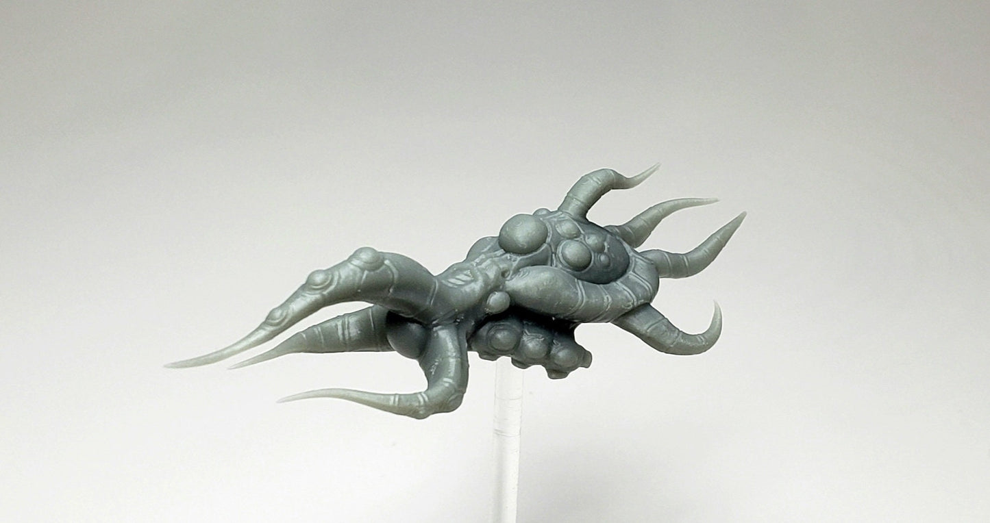 10pc Alien Oq'Uiar Bioship Fleet - Fleetscale Mini | Starfinder | Billion Suns | Starmada | Firefly | Terra Conflict