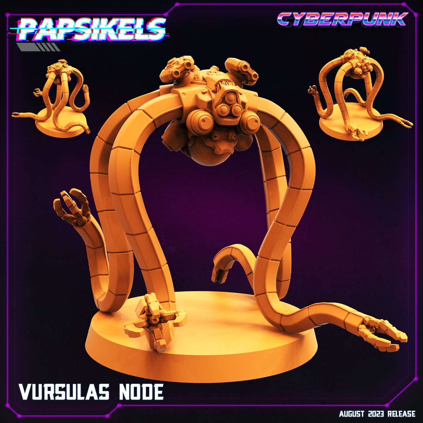 Vursulas Node - Resin Cyberpunk Miniature  | Papsikels