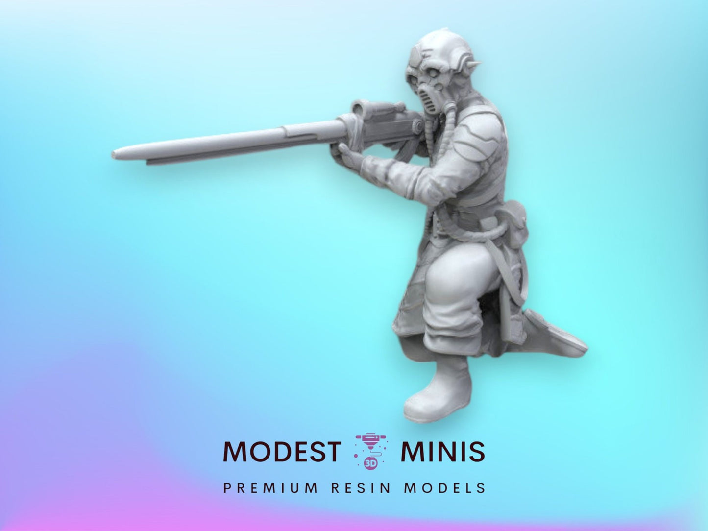 Two Tubes Partisan 2 - 28mm - 40mm Scale | DnD | Star Wars Legion Mini