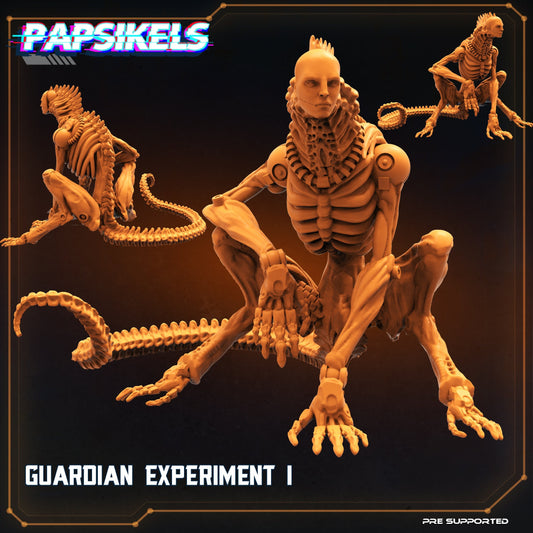 Guardian Experiment I - 32mm Scale Alien Miniature | RPG | Sci fi | Cyberpunk | Role Playing | DnD | Papsikel