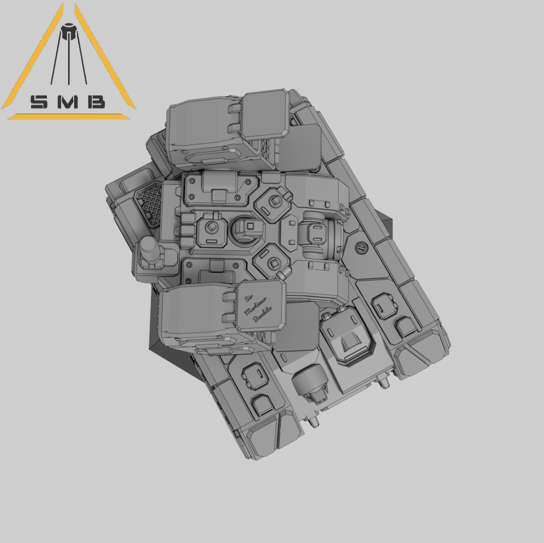 Partisan HT Lurms | 1:265 | 285 | 6mm Battletech Scale | Sir Mortimer