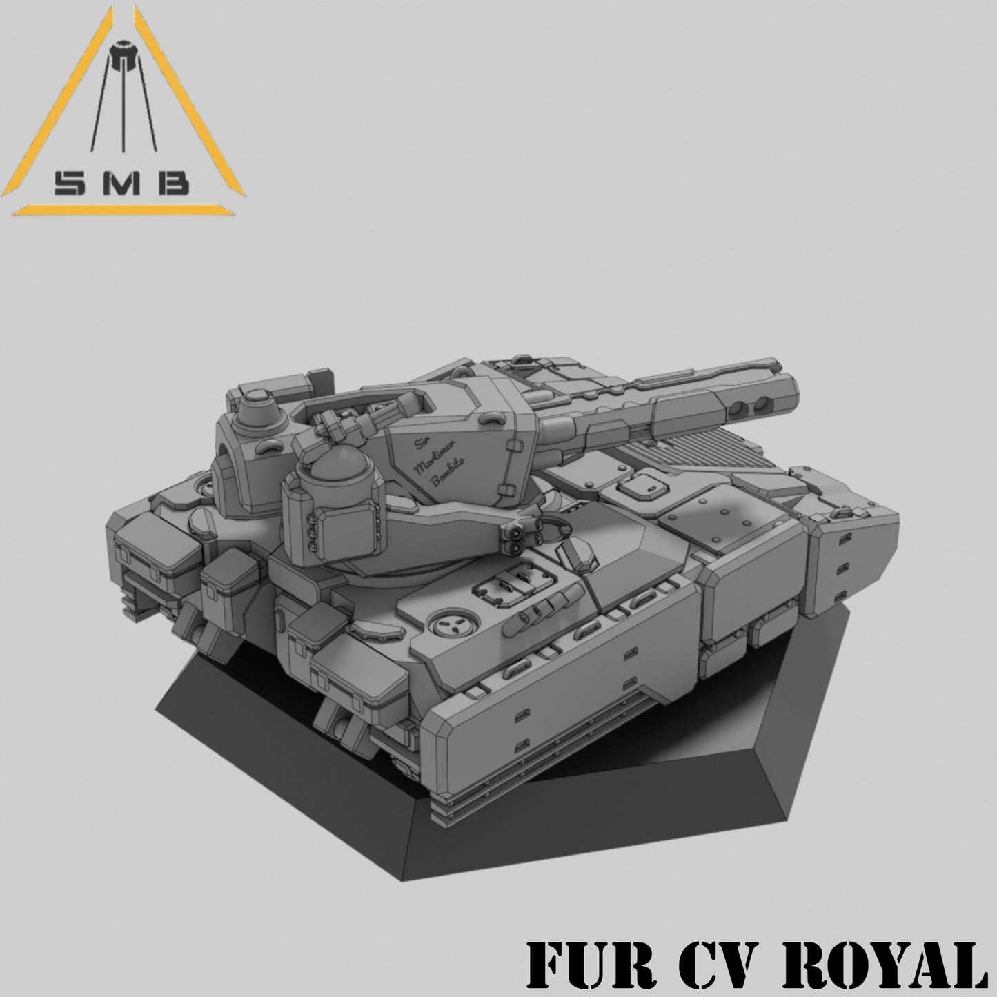 Fur CV Royal Tank | 1:265 | 285 | 6mm Battletech Scale | Sir Mortimer
