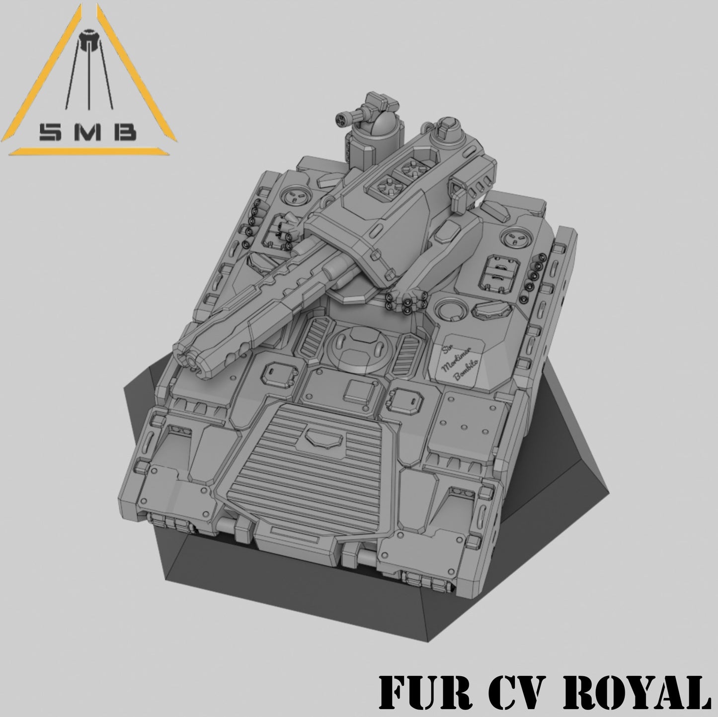 Fur CV Royal Tank | 1:265 | 285 | 6mm Battletech Scale | Sir Mortimer