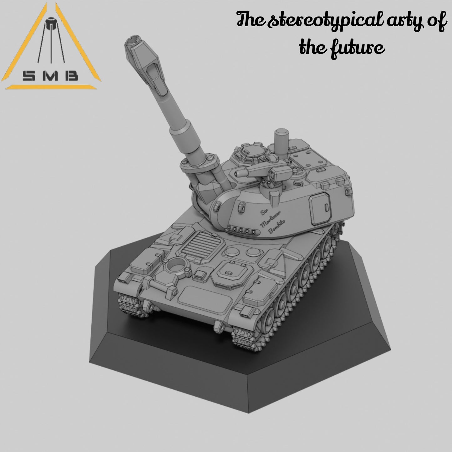 Stereotypical Arty of the Future | Tank 1:265 | 285 | 6mm Battletech Scale | Sir Mortimer