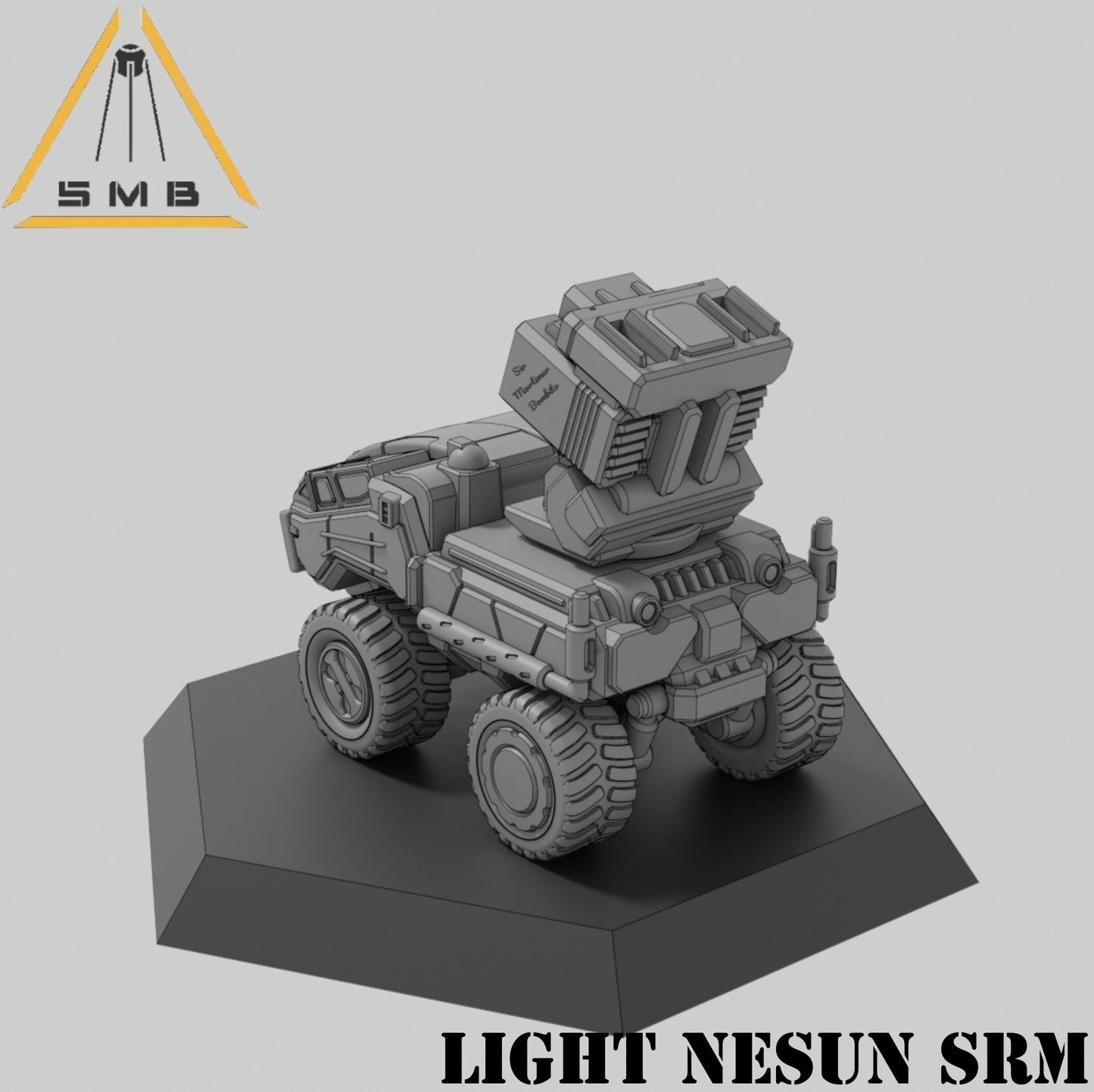 Light Nesun SRM | 1:265 | 285 | 6mm Battletech Scale | Sir Mortimer