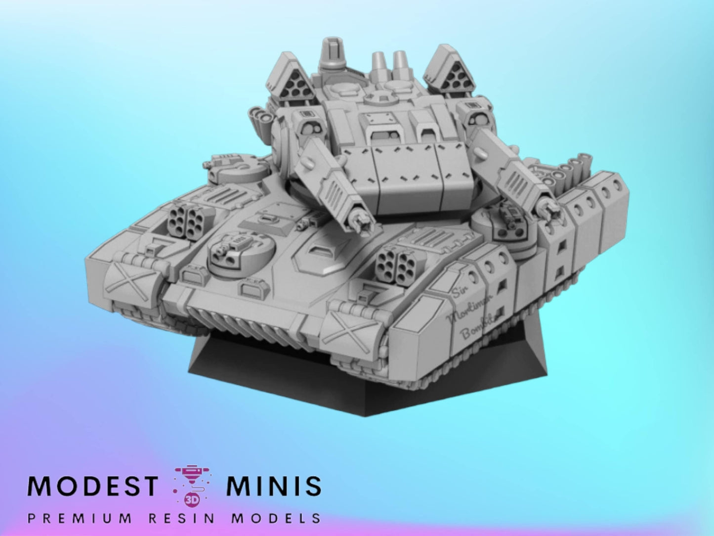 Behemothik Tank ALT | 1:265 | 6mm Battletech Scale | Mecha | Sir Mortimer