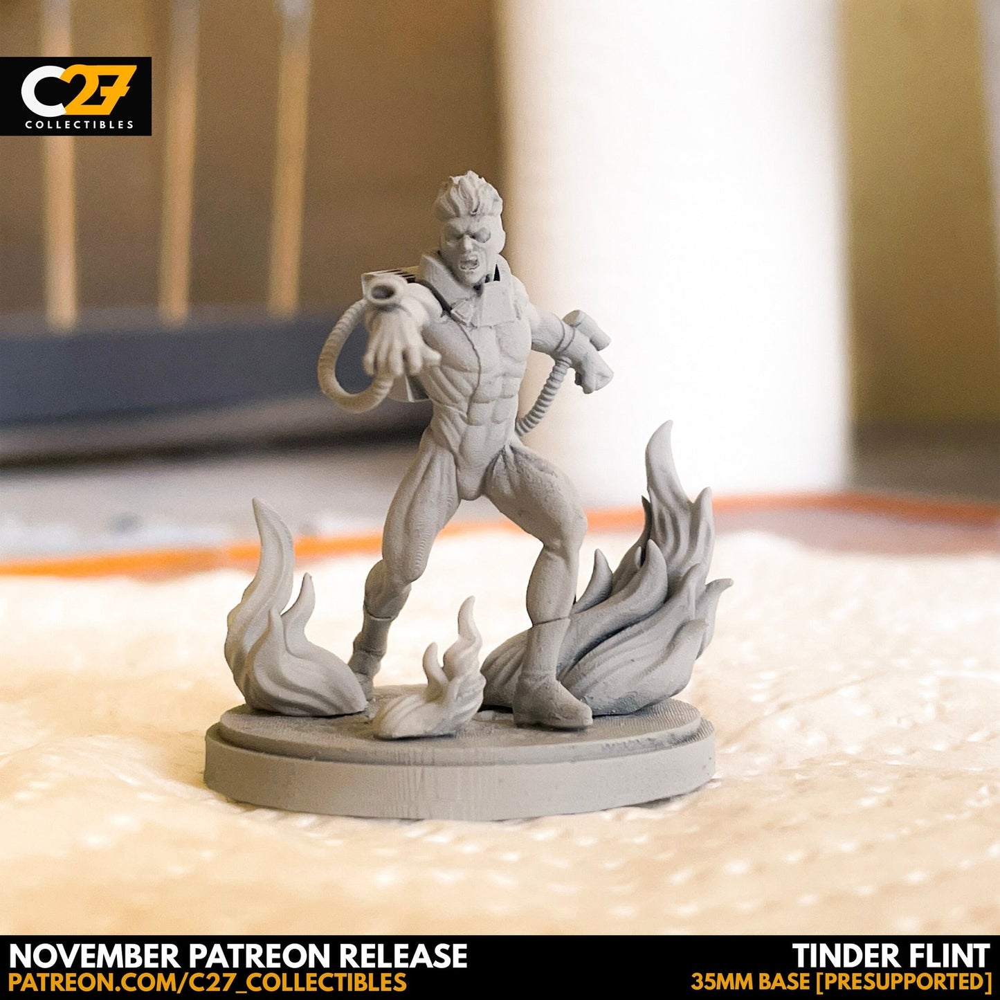Tinder Flint - 32mm - 40mm Mini | Crisis Protocol Proxy | C27