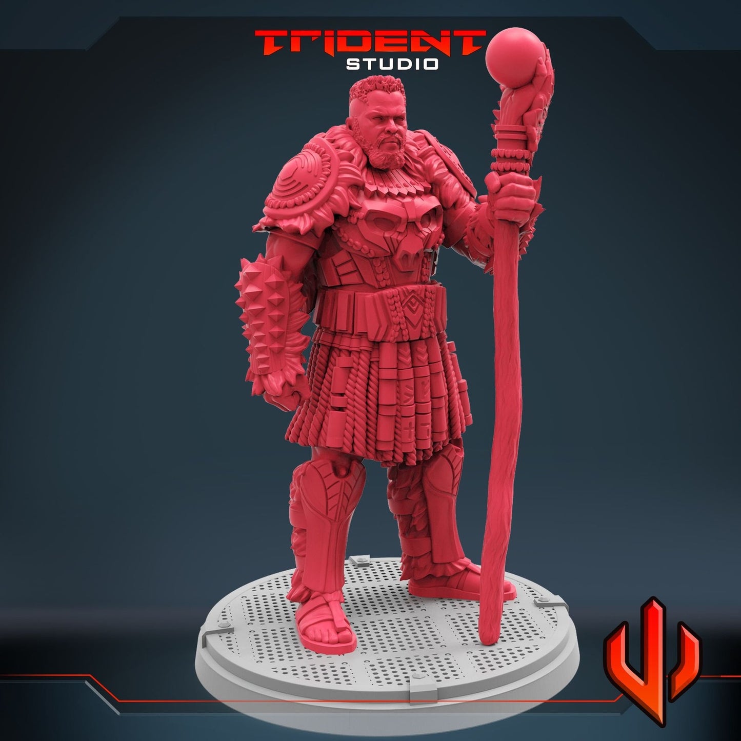 Gorilla Leader A - M'baku 40mm  Miniature | Crisis Protocol Proxy | Trident