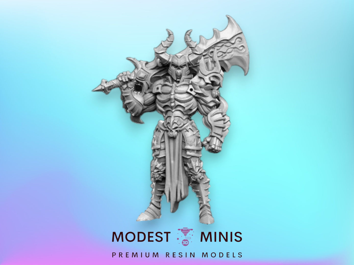 Astorath Undead Slayer - 32mm Scale DnD Miniature | Dungeons and Dragons | JRPG Mini - RN Estudio