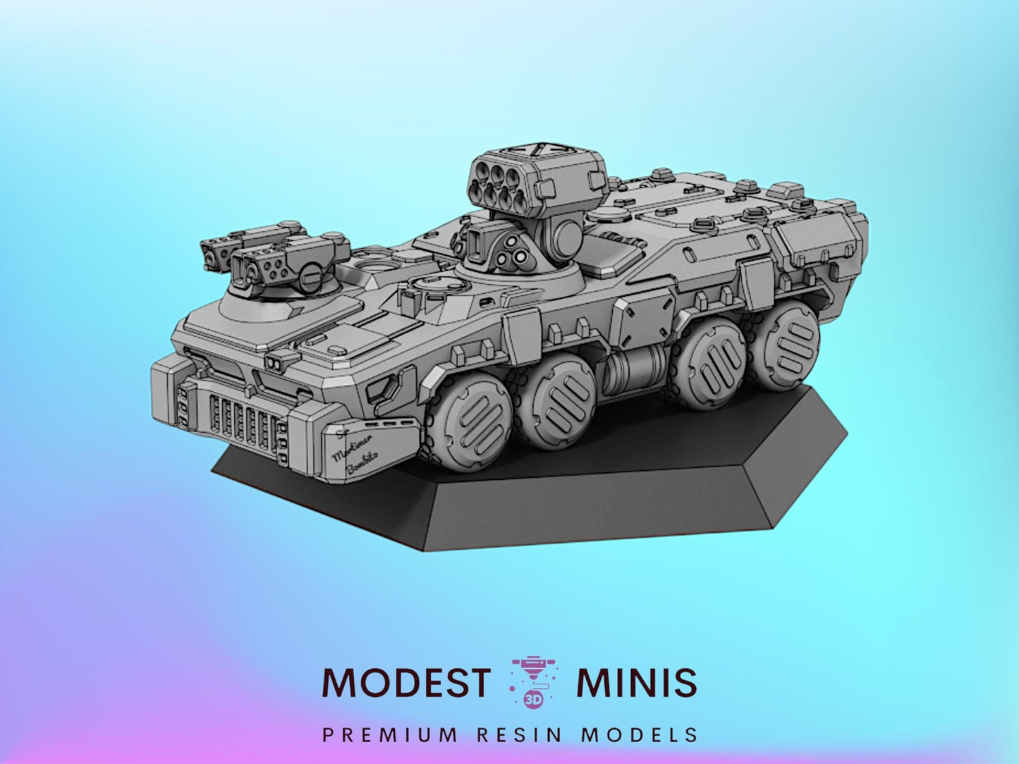 ZahAPC Personnel Carrier | 1:265 | 285 | 6mm Battletech Scale |