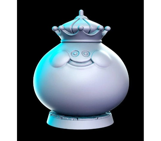 The Royal Blob - 32mm Scale DnD Miniature | Dungeons and Dragons | JRPG Mini - RN Estudio