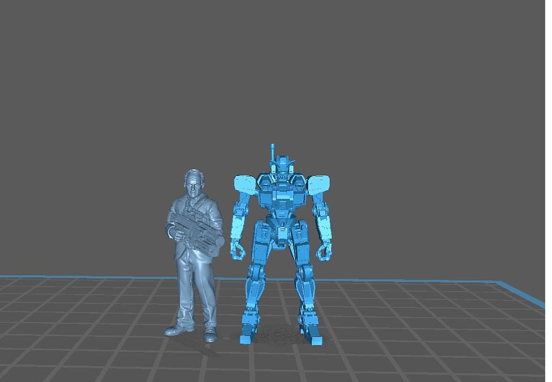 FKMSA Battle Droid PX 78-2 Unit 1 - Resin Cyberpunk Miniature  | Papsikels