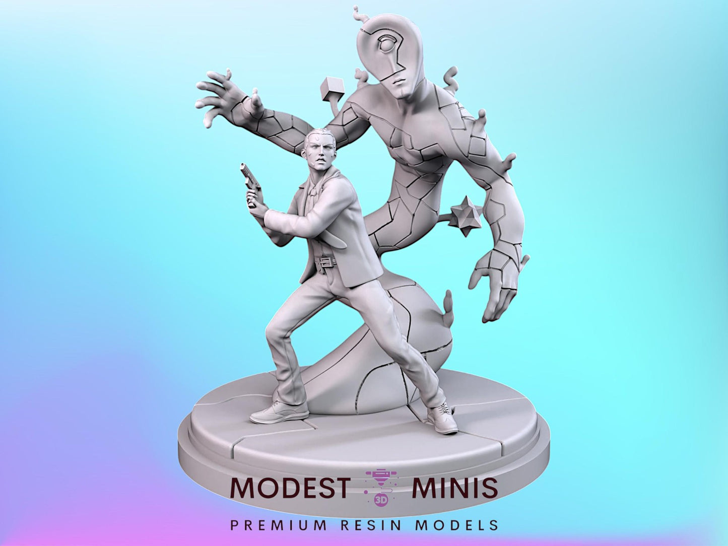 Baked Detective - 32mm - 40mm Mini | DnD Mini | Superhero | C27