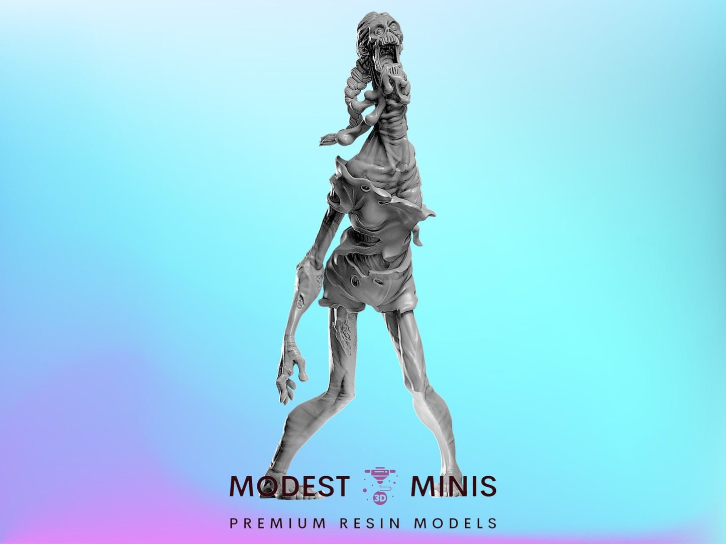 Zombie Dripper | 28mm - 100mm Scale Resin Mini | Zombicide | Vaultz