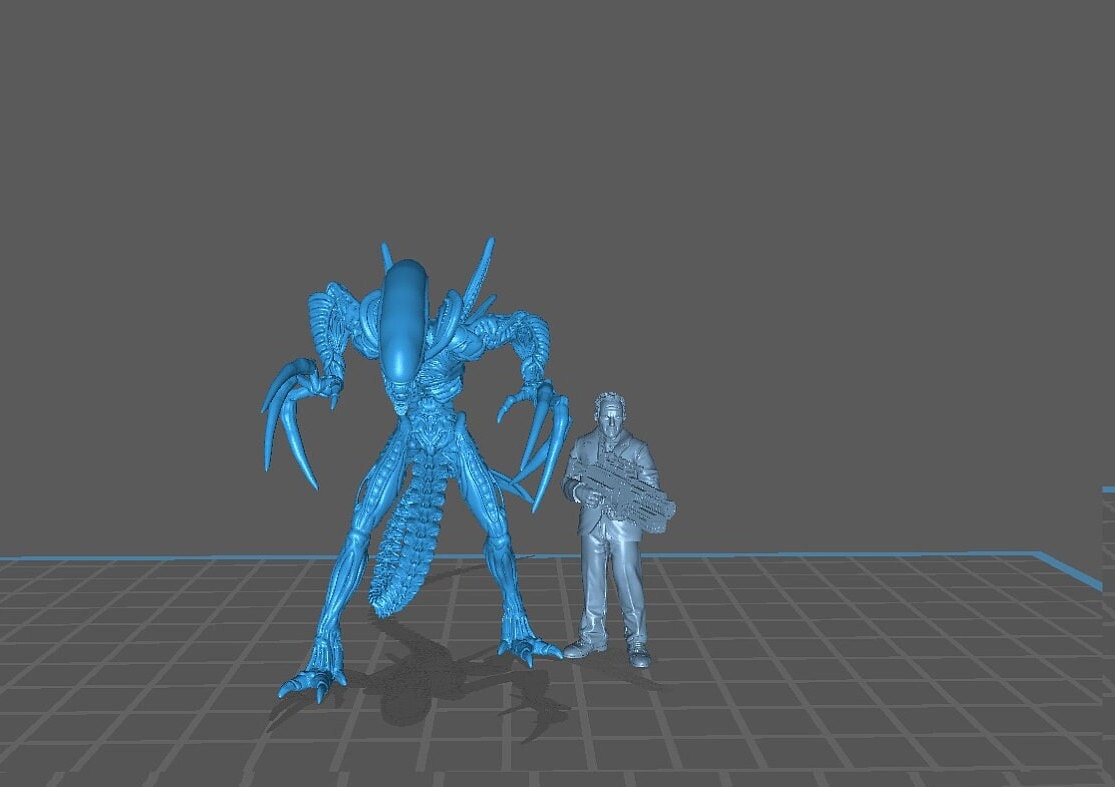 Xeno Razor Claw C - 32mm Scale Alien Miniature | RPG | Sci fi | Xeno | Role Playing | DnD | Papsikel
