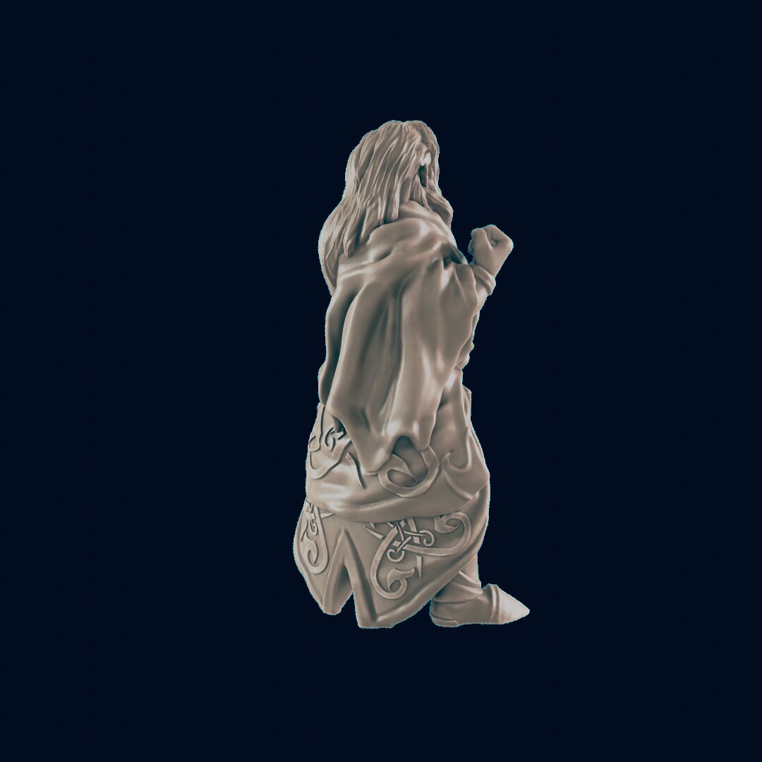 NPC Elf Male Noble - 25mm - 75mm Scale | DnD | EC3D Fantasy Mini | Townsfolk