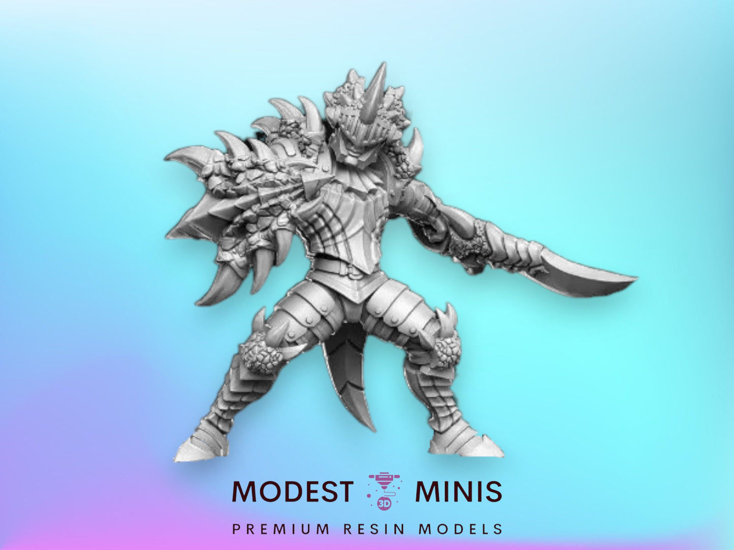 Azzidesh Dragonborn - 32mm Scale DnD Miniature | Dungeons and Dragons | JRPG Mini - RN Estudio