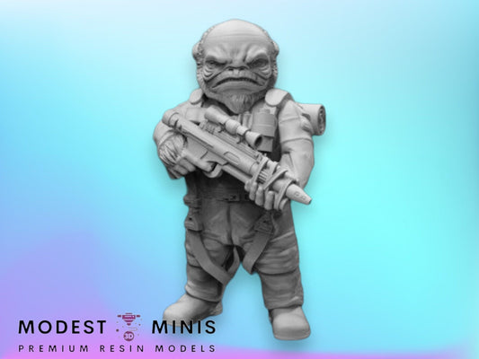 Dwarf Partisan - 28mm - 40mm Scale | DnD | Star Wars Legion Mini