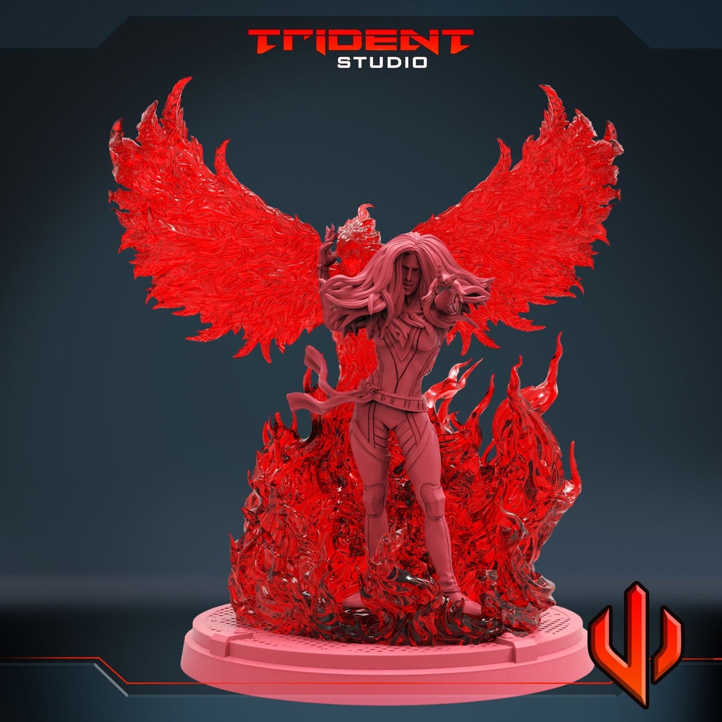 Hot Momma A Phoenix - 40mm  Miniature | Crisis Protocol Proxy | Trident