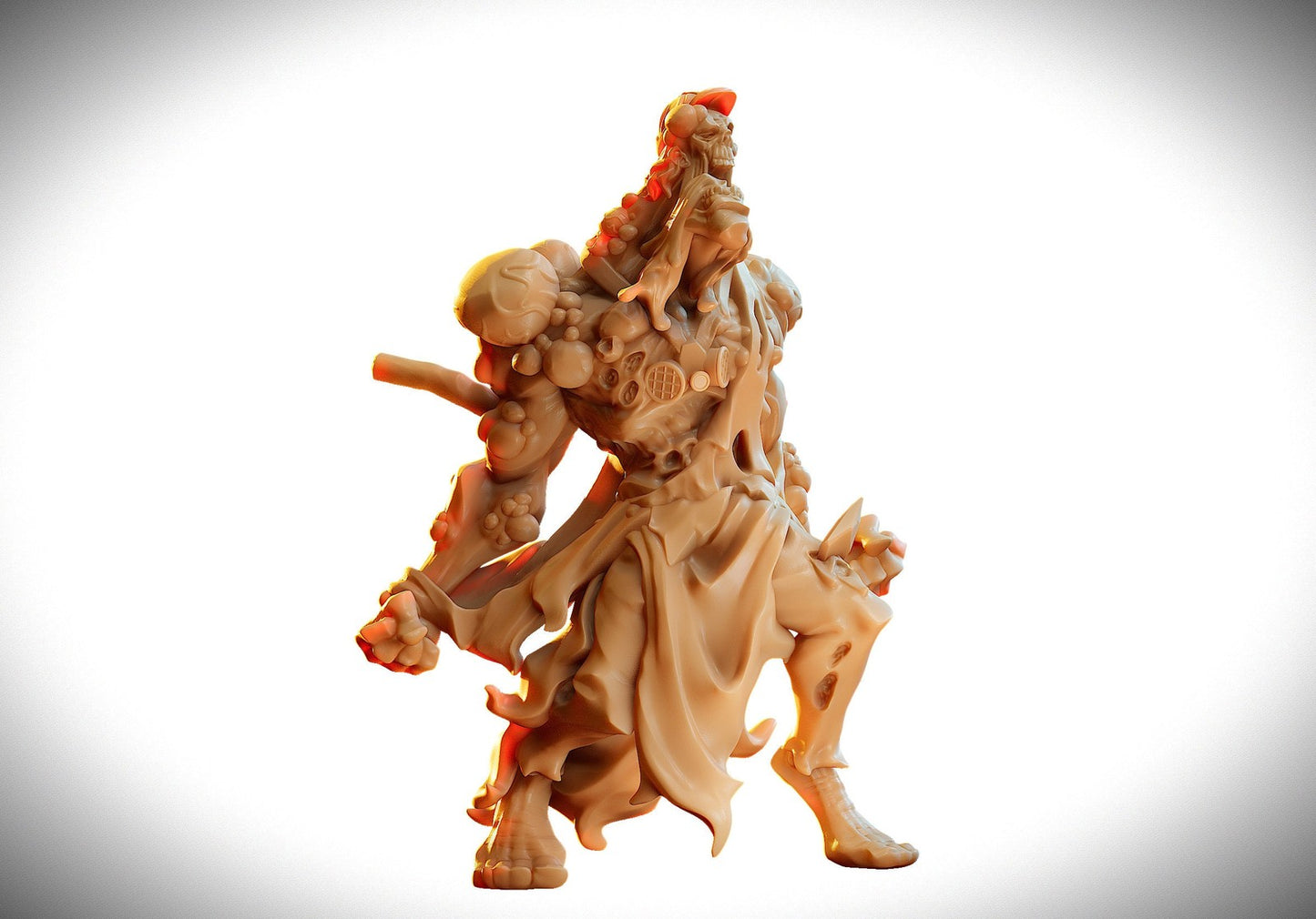 Zombie Toxic Abomination 2 | 28mm - 100mm Scale Resin Mini | Zombicide | Vaultz