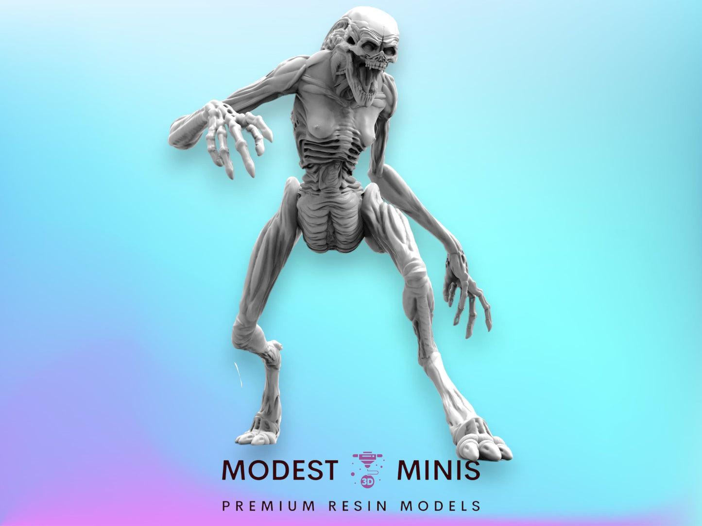 Xeno Newborn 3 - 32mm Scale Alien Miniature | RPG | Sci fi | Xeno | Role Playing | DnD | Papsikel