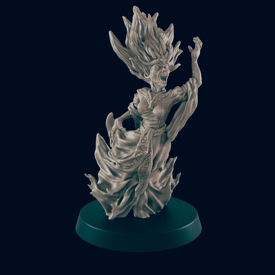 Banshee - 25mm - 75mm Scale | DnD | EC3D Fantasy Mini | Beasts and Baddies