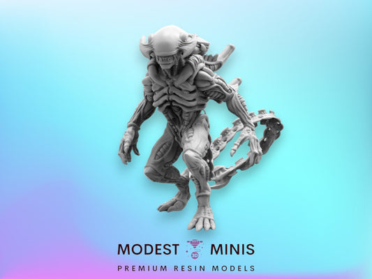 Alien Xeno Brood Dominator - 32mm Scale Alien Miniature | RPG | Sci fi | Cyberpunk | Role Playing | DnD | Papsikel