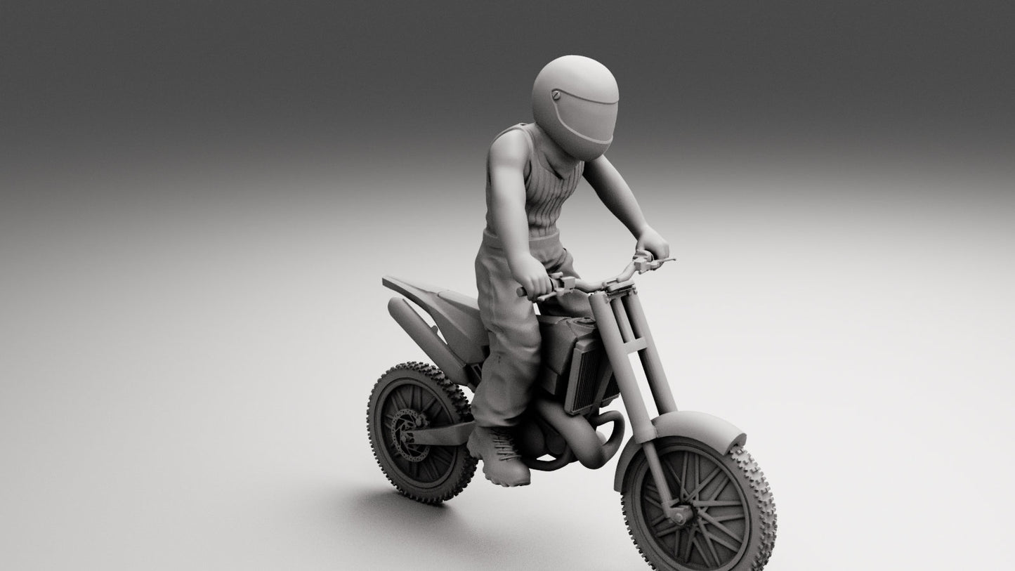 Biker Gang Set - 28mm Scale Resin Military Miniature | Zona Alfa | Spectre Ops Mini