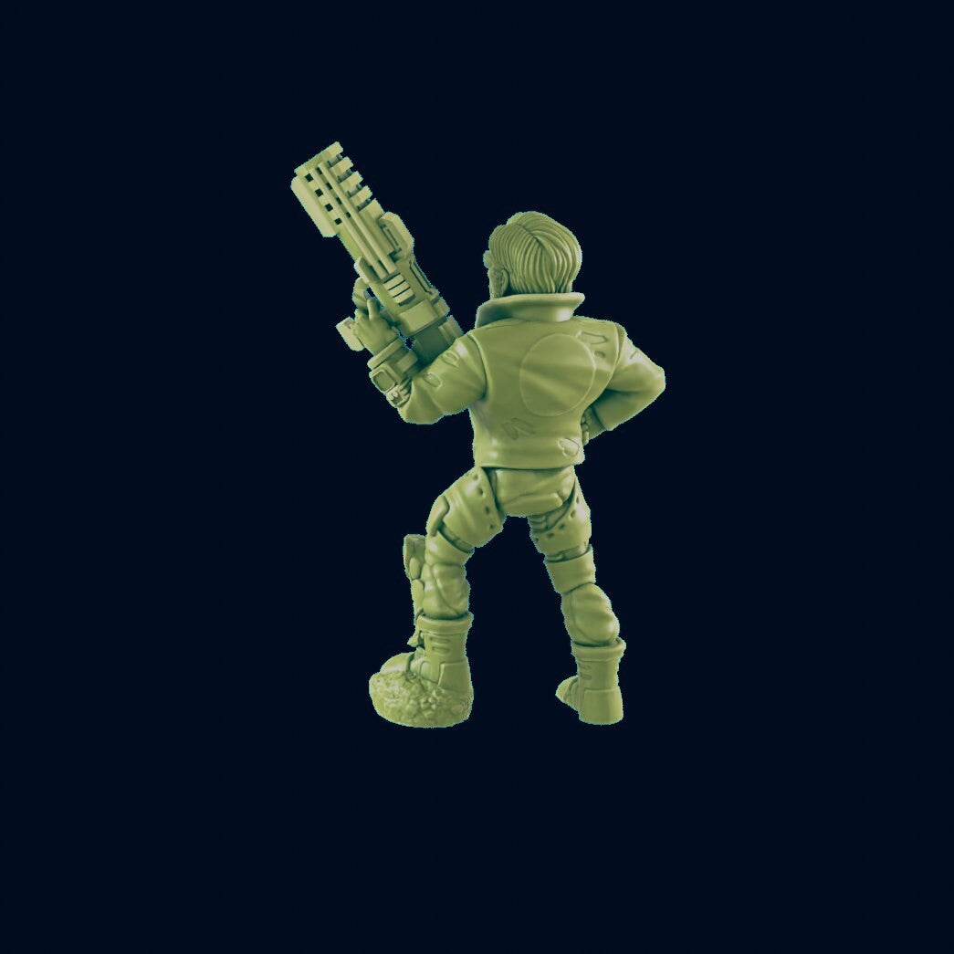 Vault Dweller Male 28mm - 100mm Scale Resin Mini - Survivors | Zombicide | Badlands