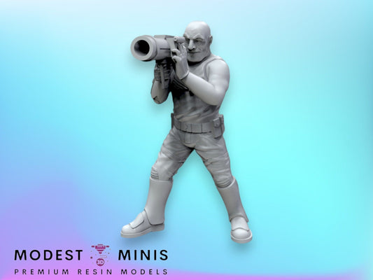 Old Genetic Soldier G - 28mm - 40mm Scale | Black Remnant Star Wars Legion Mini