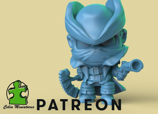 Chibi Gothic Hunter - 28mm - 54mm Scale